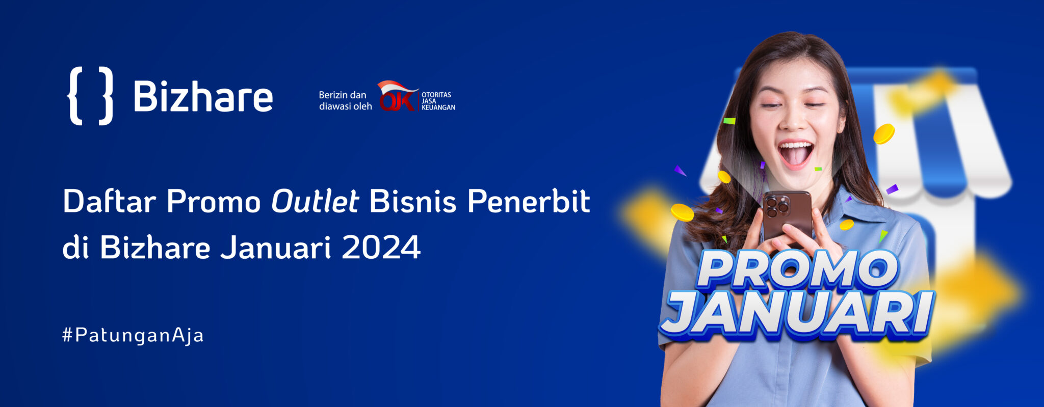 Daftar Promo Outlet Bisnis Penerbit di Bizhare Januari 2024