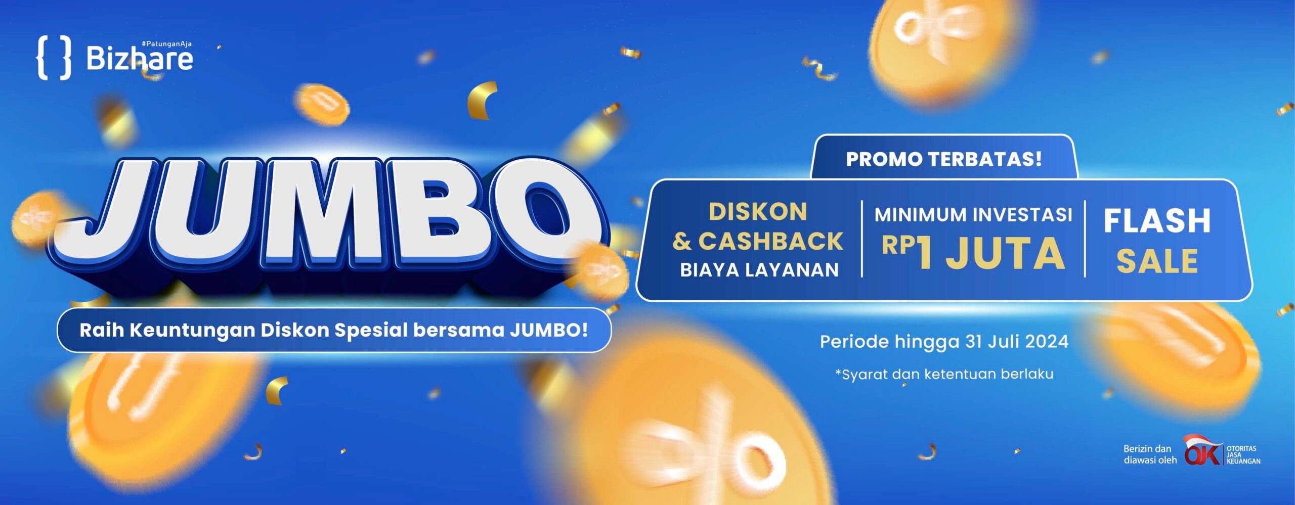 promo investasi jumbo bizhare juli 2024